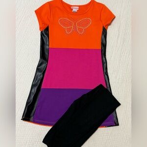 Flapdoodles NWOT Dress & leggings Sz 12